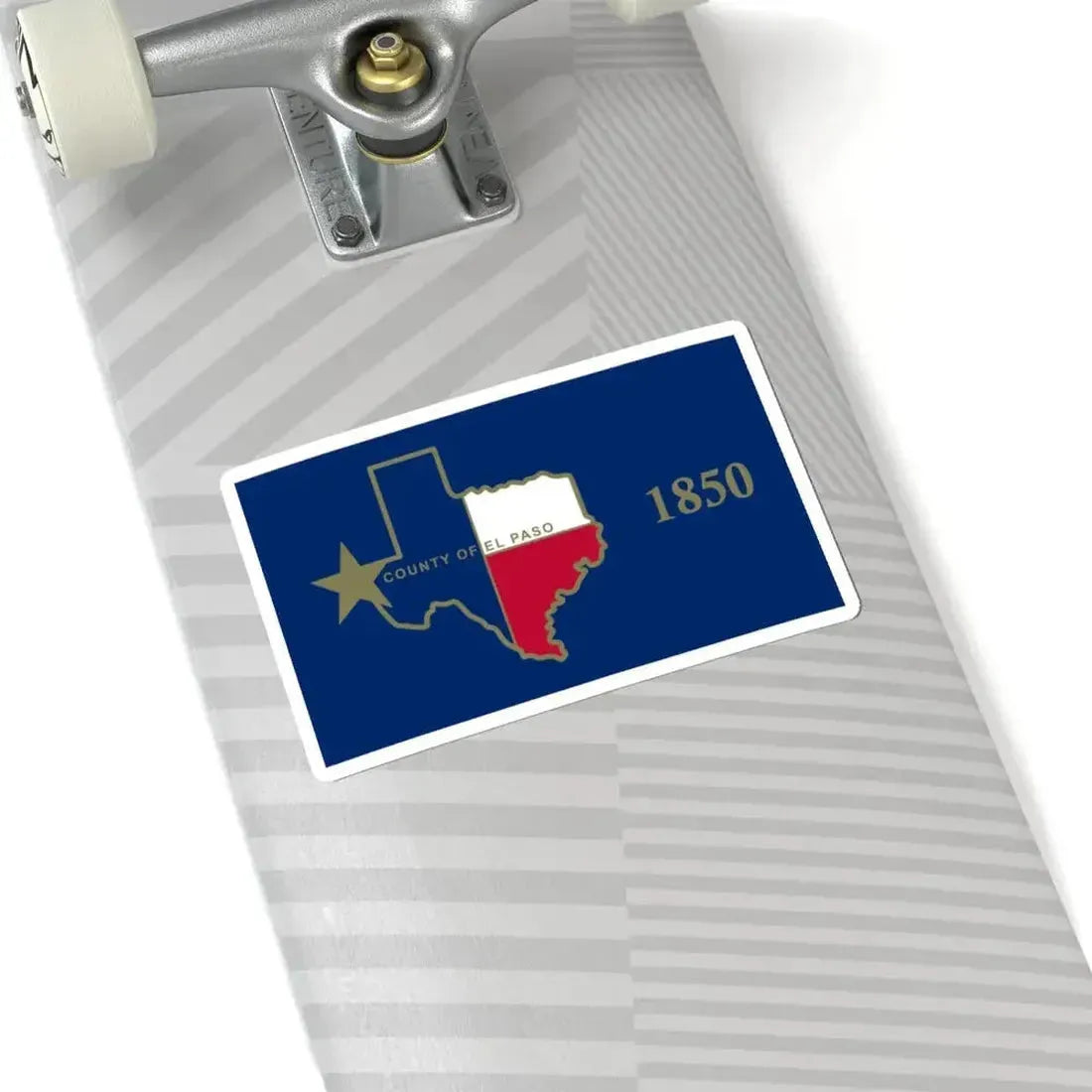 Flag of El Paso County Texas (United States) STICKER Vinyl Kiss-Cut Decal - The Sticker Space