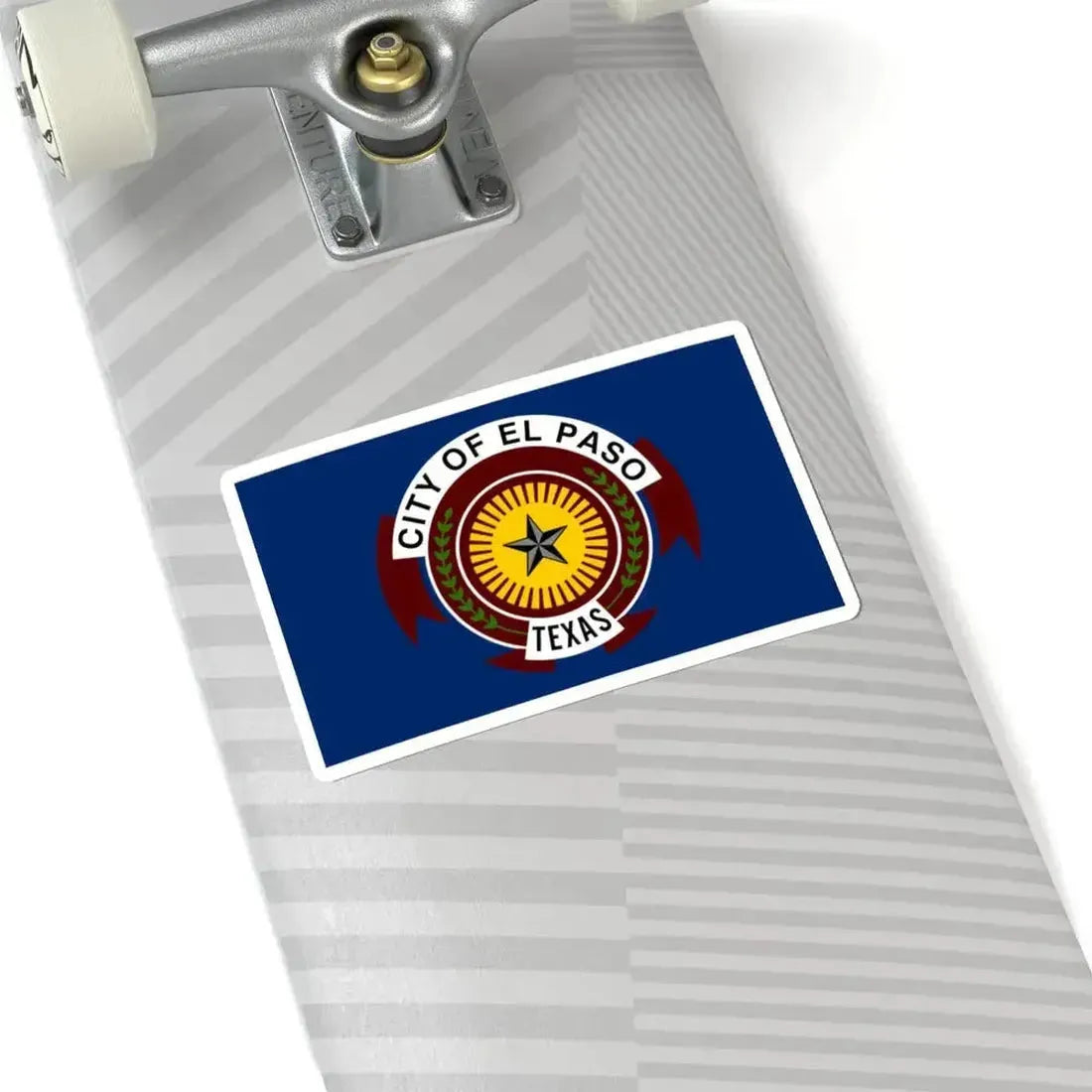 Flag of El Paso Texas (United States) STICKER Vinyl Kiss-Cut Decal - The Sticker Space
