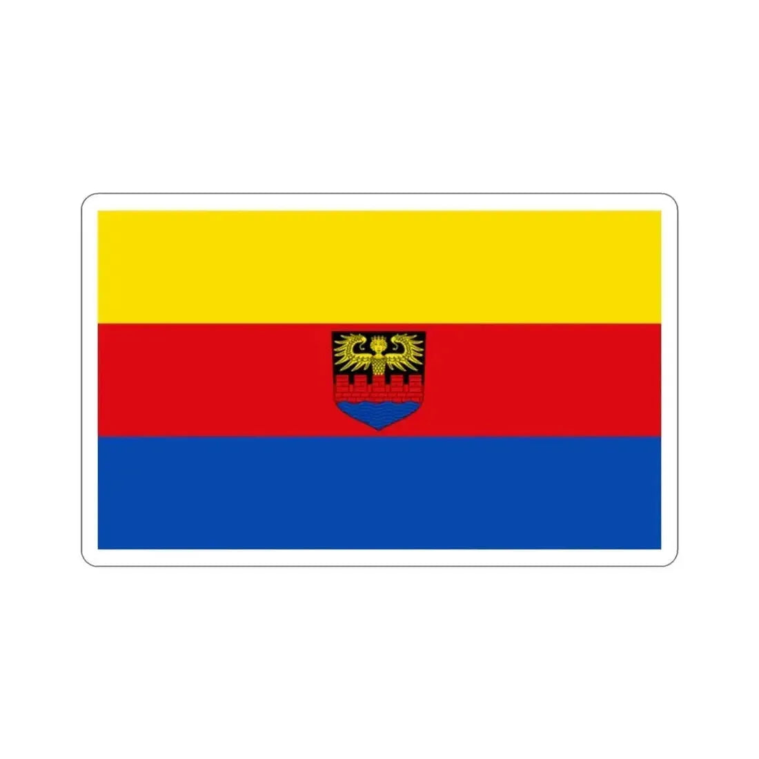 Flag of Emden Germany STICKER Vinyl Die-Cut Decal - The Sticker Space