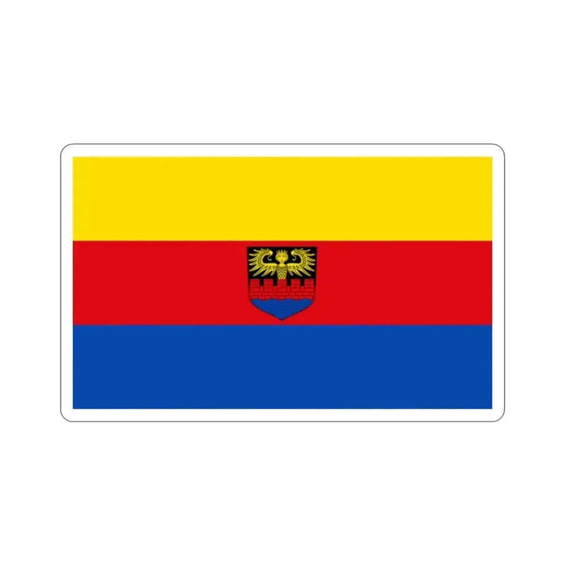 Flag of Emden Germany STICKER Vinyl Die-Cut Decal - The Sticker Space