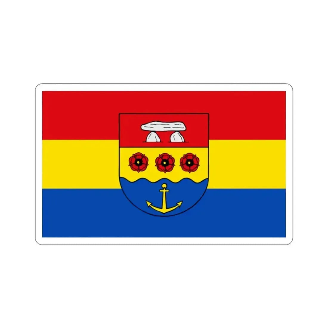 Flag of Emsland Germany STICKER Vinyl Die-Cut Decal - The Sticker Space