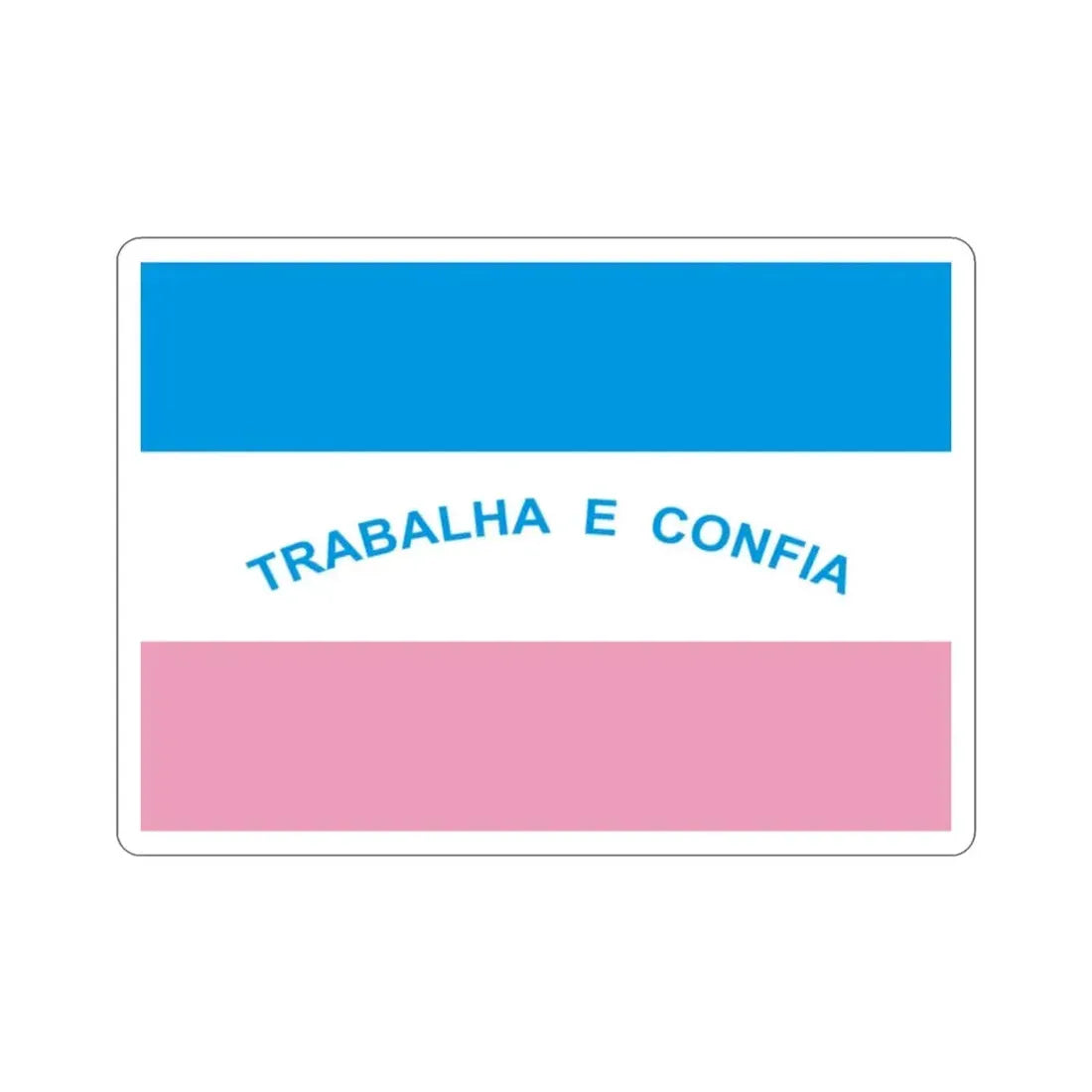 Flag of Espírito Santo Brazil STICKER Vinyl Die-Cut Decal - The Sticker Space