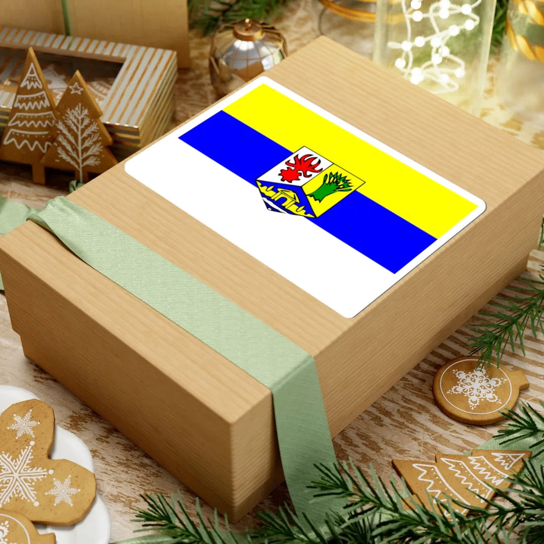 Flag of Essaouira province (Morocco) STICKER Vinyl Kiss-Cut Decal - The Sticker Space