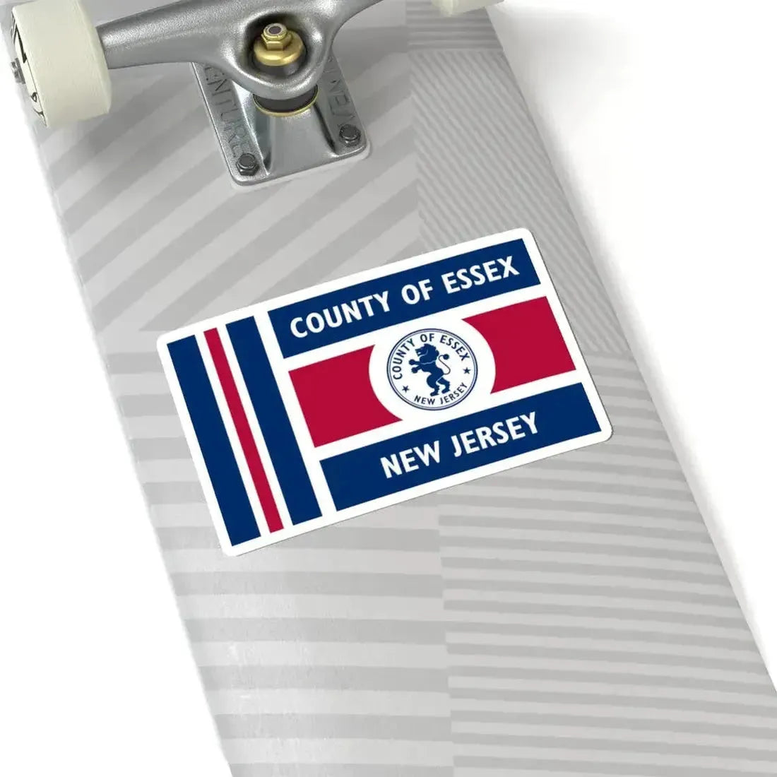 Flag of Essex County New Jersey (United States) STICKER Vinyl Kiss-Cut Decal - The Sticker Space