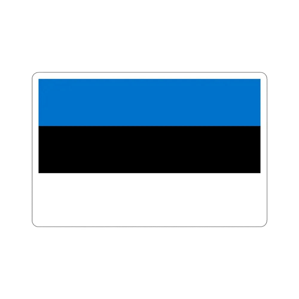 Flag of Estonia STICKER Vinyl Die-Cut Decal 5 Inch - The Sticker Space