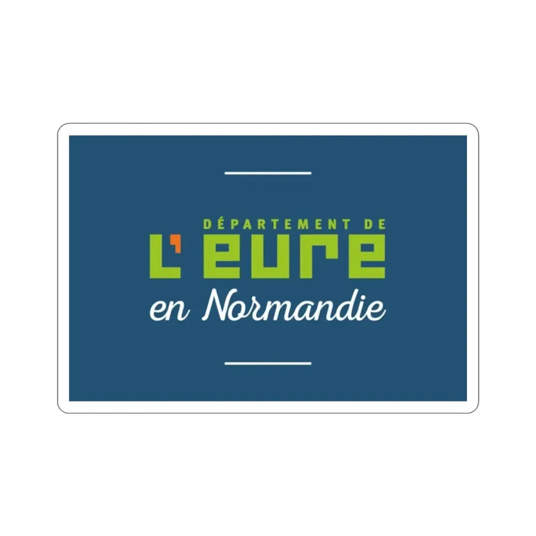 Flag of Eure France STICKER Vinyl Die-Cut Decal - The Sticker Space