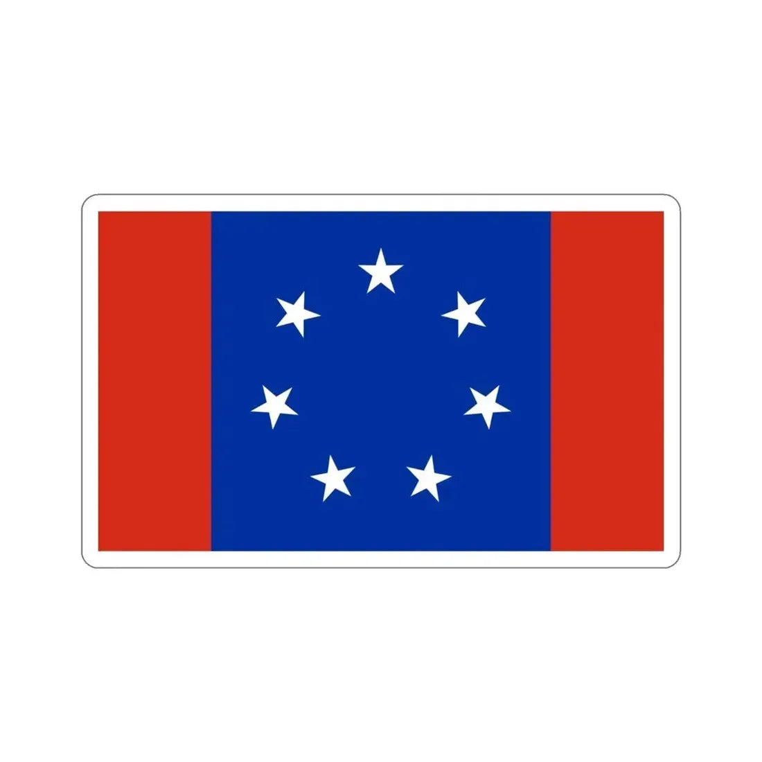 Flag of Federated States of Antarctica STICKER Vinyl Die-Cut Decal - The Sticker Space