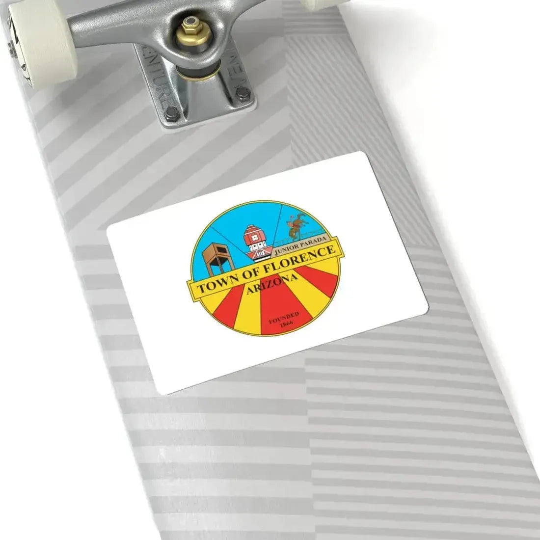 Flag of Florence Arizona (United States) STICKER Vinyl Kiss-Cut Decal - The Sticker Space