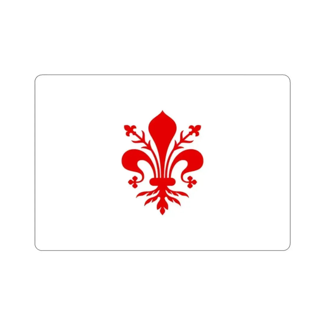 Flag of Florence Italy STICKER Vinyl Die-Cut Decal - The Sticker Space