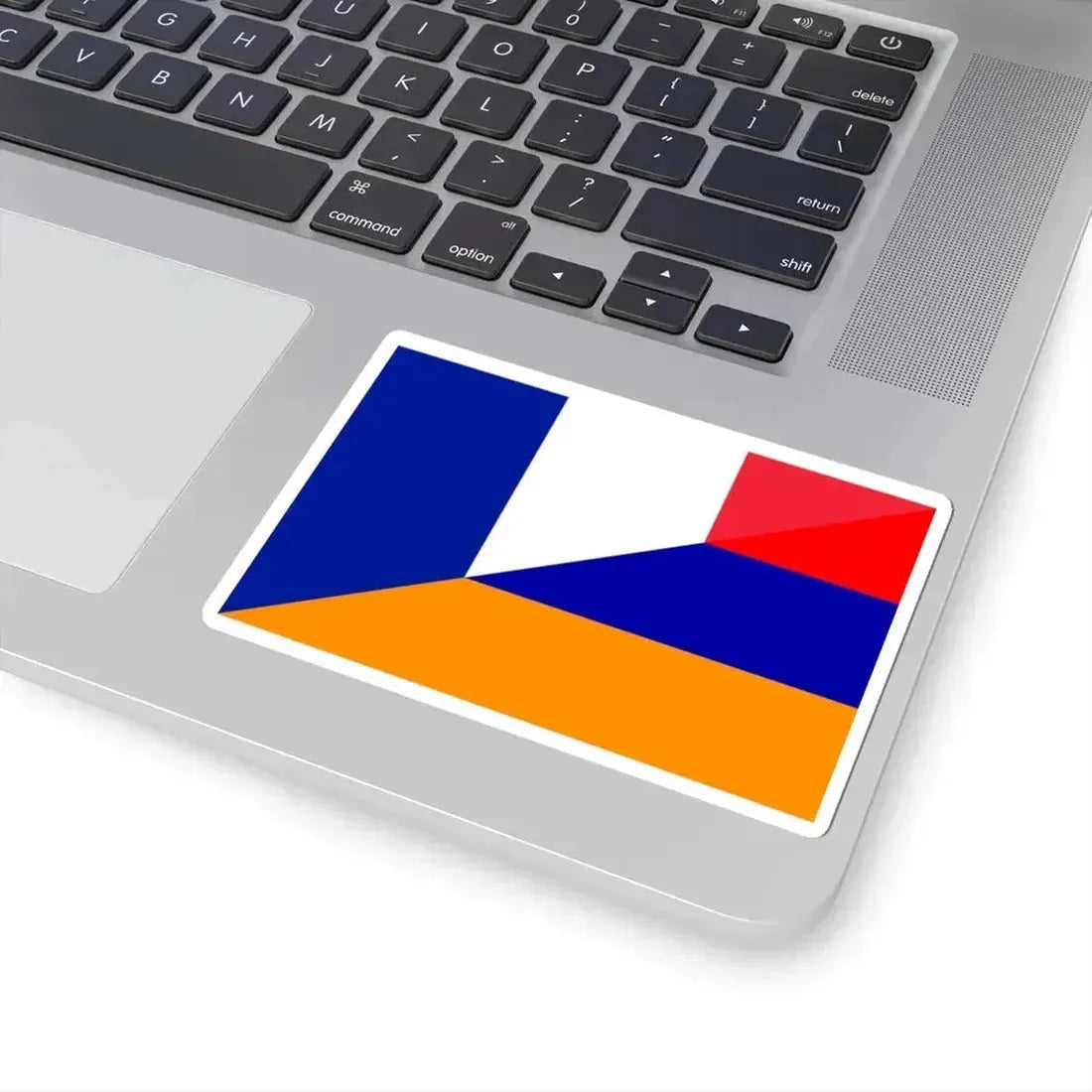 Flag of France and Armenia (Armenia) STICKER Vinyl Kiss-Cut Decal - The Sticker Space
