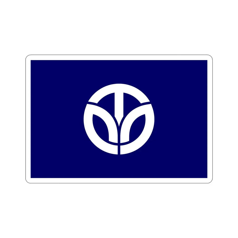 Flag of Fukui Prefecture Japan STICKER Vinyl Die-Cut Decal - The Sticker Space