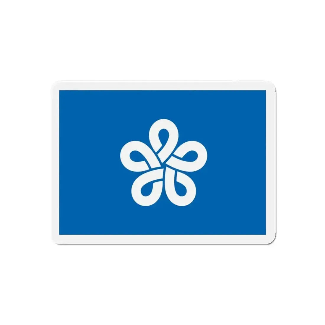 Flag of Fukuoka Prefecture Japan - Refrigerator Magnet - The Sticker Space