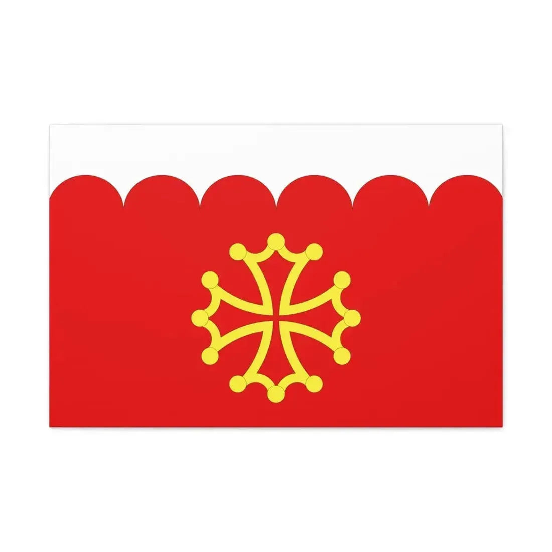 Flag of Gard France 2 - Canvas Wall Art - The Sticker Space