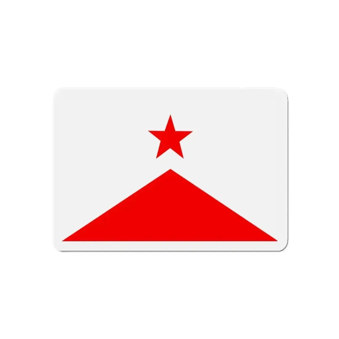 Flag of Għargħur Malta - Refrigerator Magnet - The Sticker Space