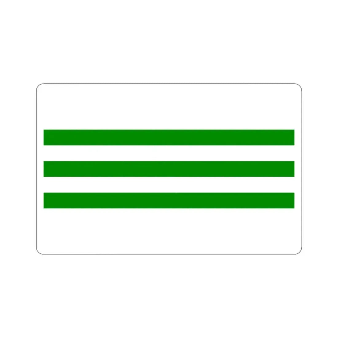 Flag of Għaxaq Malta STICKER Vinyl Die-Cut Decal - The Sticker Space