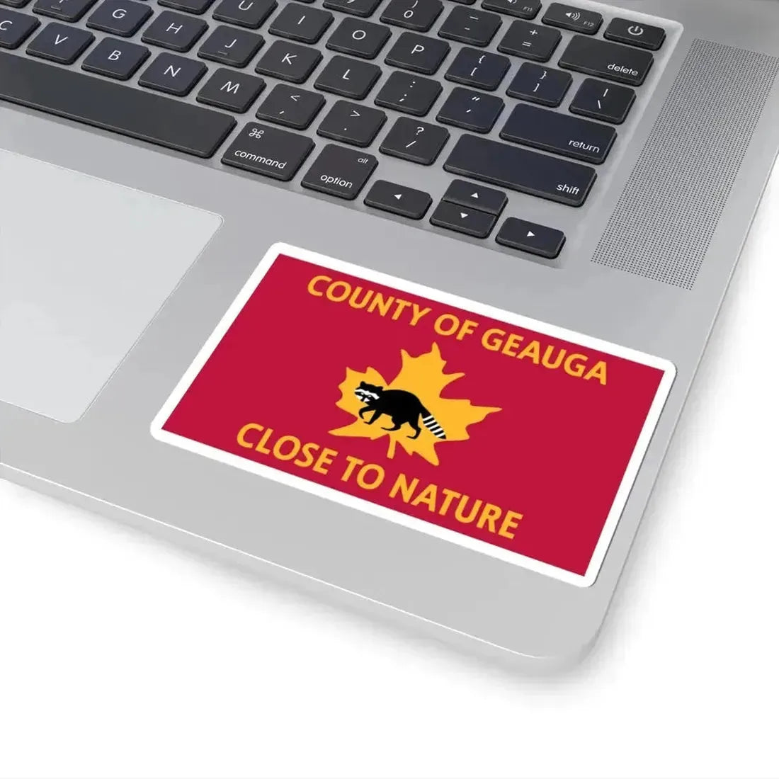 Flag of Geauga County Ohio 1978 (United States) STICKER Vinyl Kiss-Cut Decal - The Sticker Space