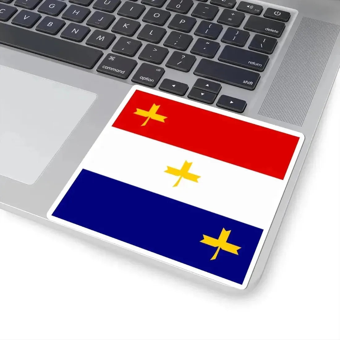 Flag of General of the infantry artillery etc in Independent State of Croatia (Croatia) STICKER Vinyl Kiss-Cut Decal - The Sticker Space