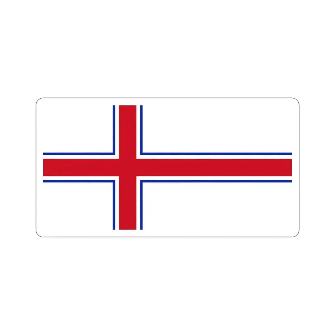 Flag of Georgian Orthodox Church STICKER Vinyl Die-Cut Decal - The Sticker Space