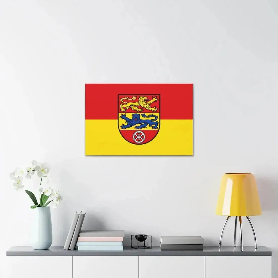 Flag of Goettingen Germany - Canvas Wall Art - The Sticker Space
