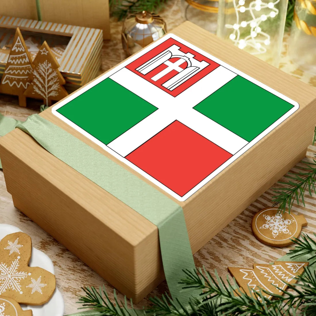 Flag of Gorohiv (Ukraine) STICKER Vinyl Kiss-Cut Decal - The Sticker Space