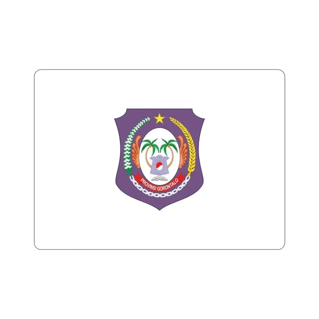 Flag of Gorontalo Indonesia STICKER Vinyl Die-Cut Decal - The Sticker Space
