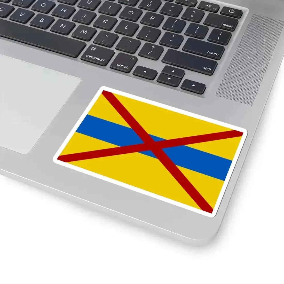 Flag of Grimbergen (Belgium) STICKER Vinyl Kiss-Cut Decal - The Sticker Space