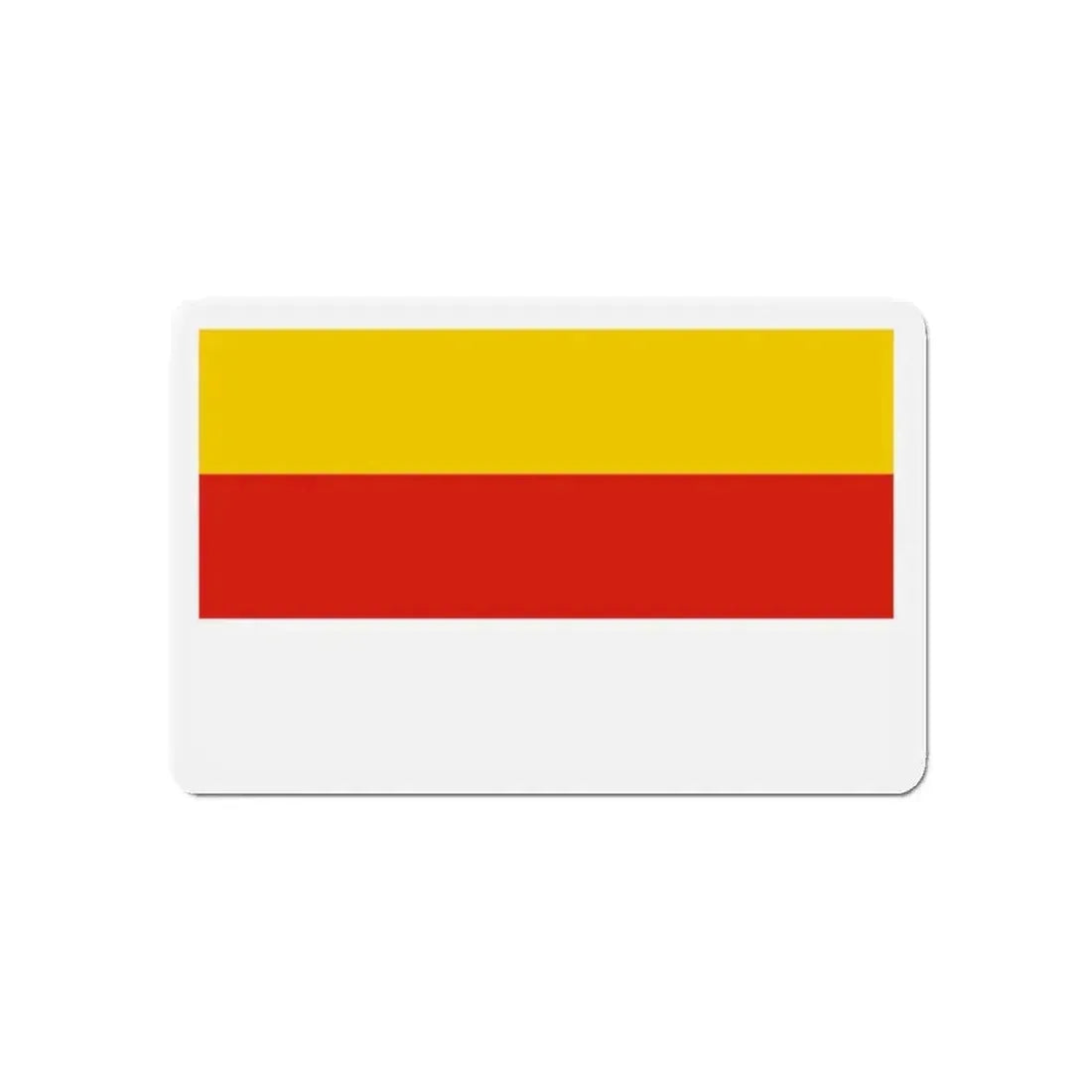 Flag of Grudziądz Poland - Refrigerator Magnet - The Sticker Space