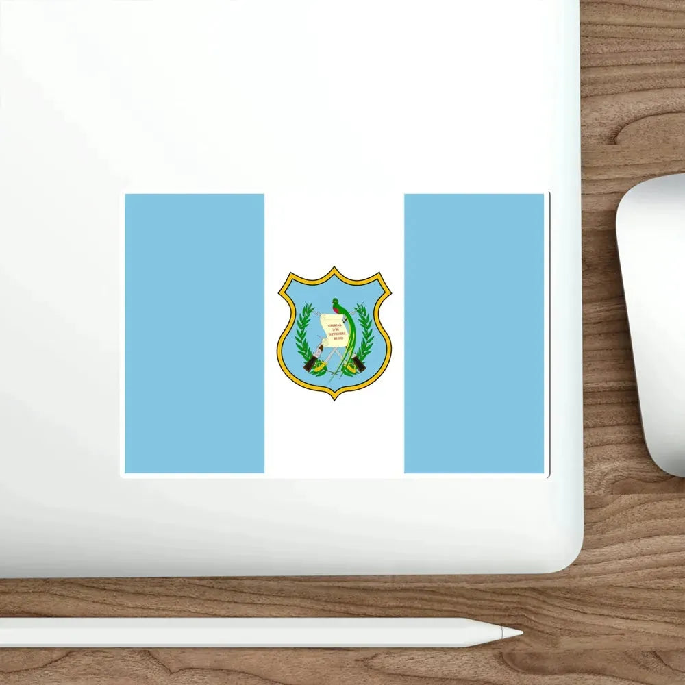 Flag of Guatemala (1924) STICKER Vinyl Die-Cut Decal - The Sticker Space