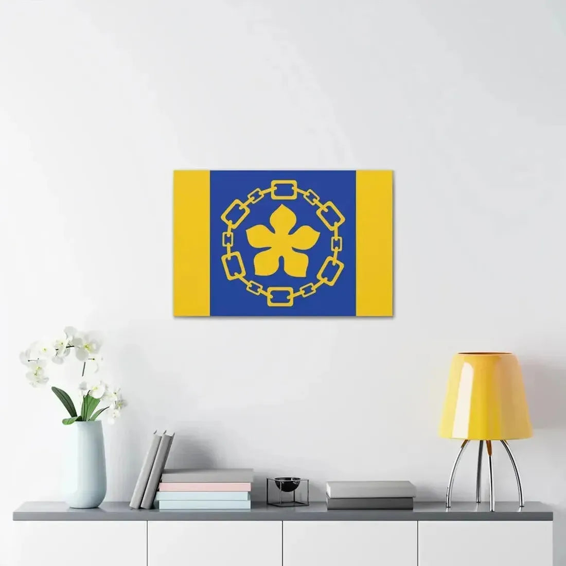 Flag of Hamilton Canada - Canvas Wall Art - The Sticker Space