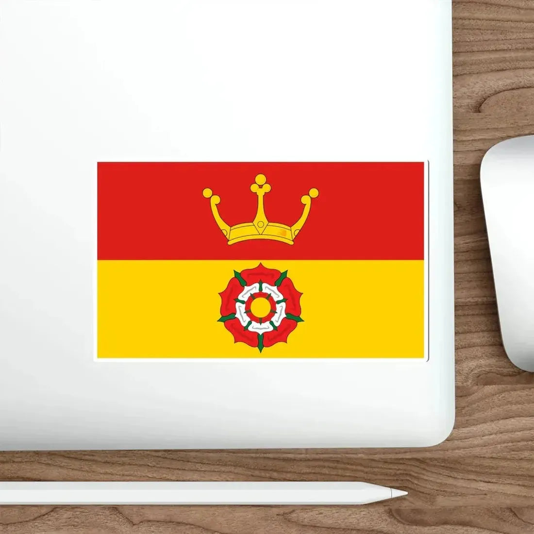 Flag of Hampshire UK STICKER Vinyl Die-Cut Decal - The Sticker Space