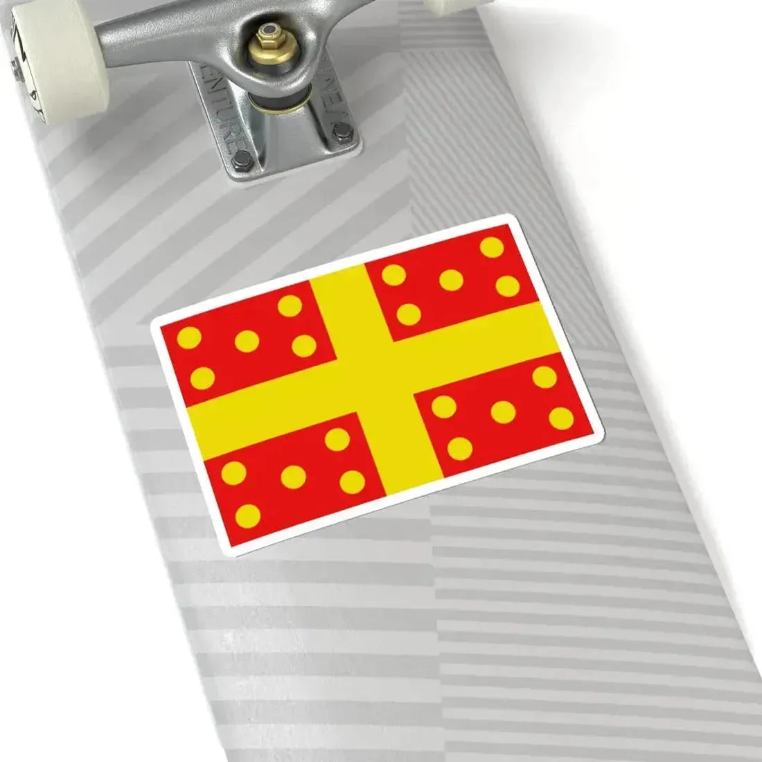 Flag of Harelbeke (Belgium) STICKER Vinyl Kiss-Cut Decal - The Sticker Space