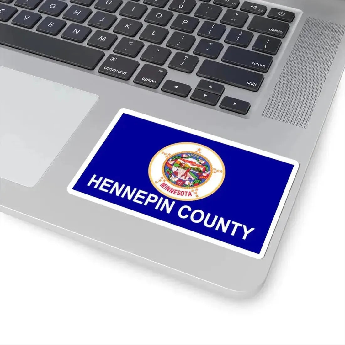 Flag of Hennepin County Minnesota 2004-2022 (United States) STICKER Vinyl Kiss-Cut Decal - The Sticker Space