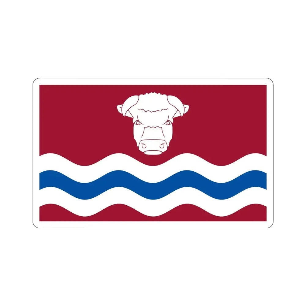 Flag of Herefordshire UK STICKER Vinyl Die-Cut Decal - The Sticker Space