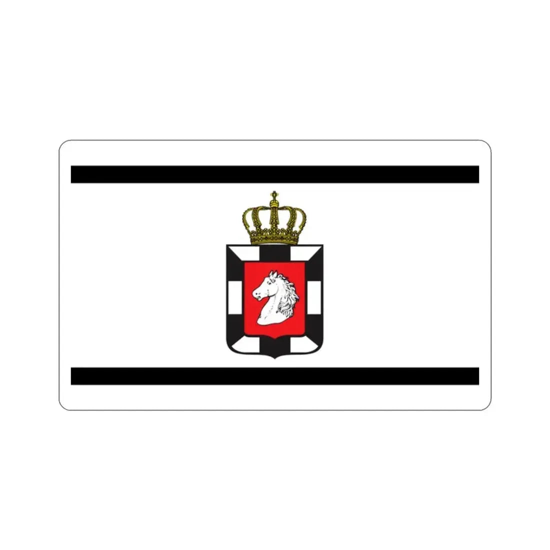 Flag of Herzogtum Lauenburg Germany STICKER Vinyl Die-Cut Decal - The Sticker Space
