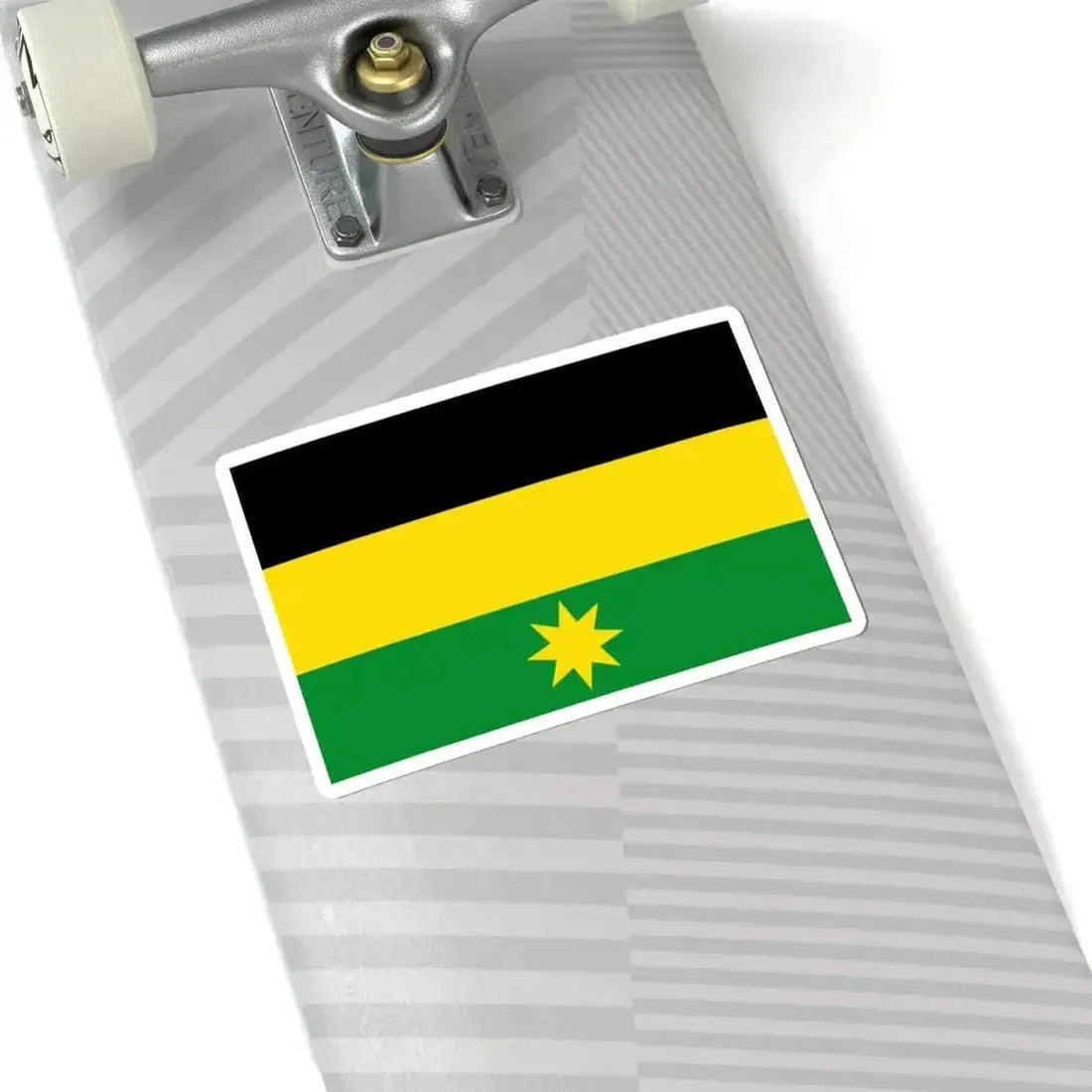 Flag of Heuvelland (Belgium) STICKER Vinyl Kiss-Cut Decal - The Sticker Space