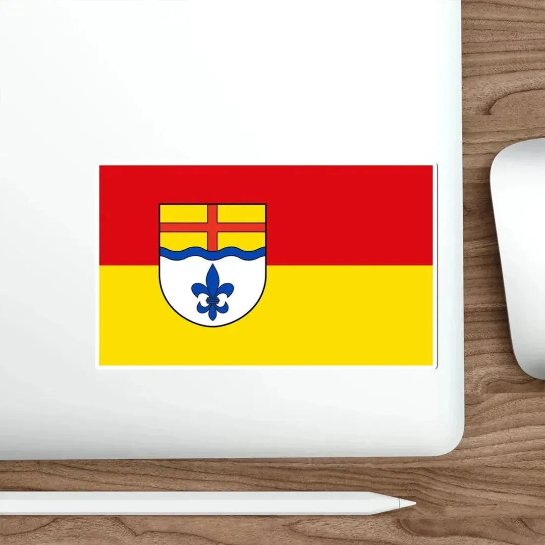 Flag of Hoexter Germany STICKER Vinyl Die-Cut Decal - The Sticker Space