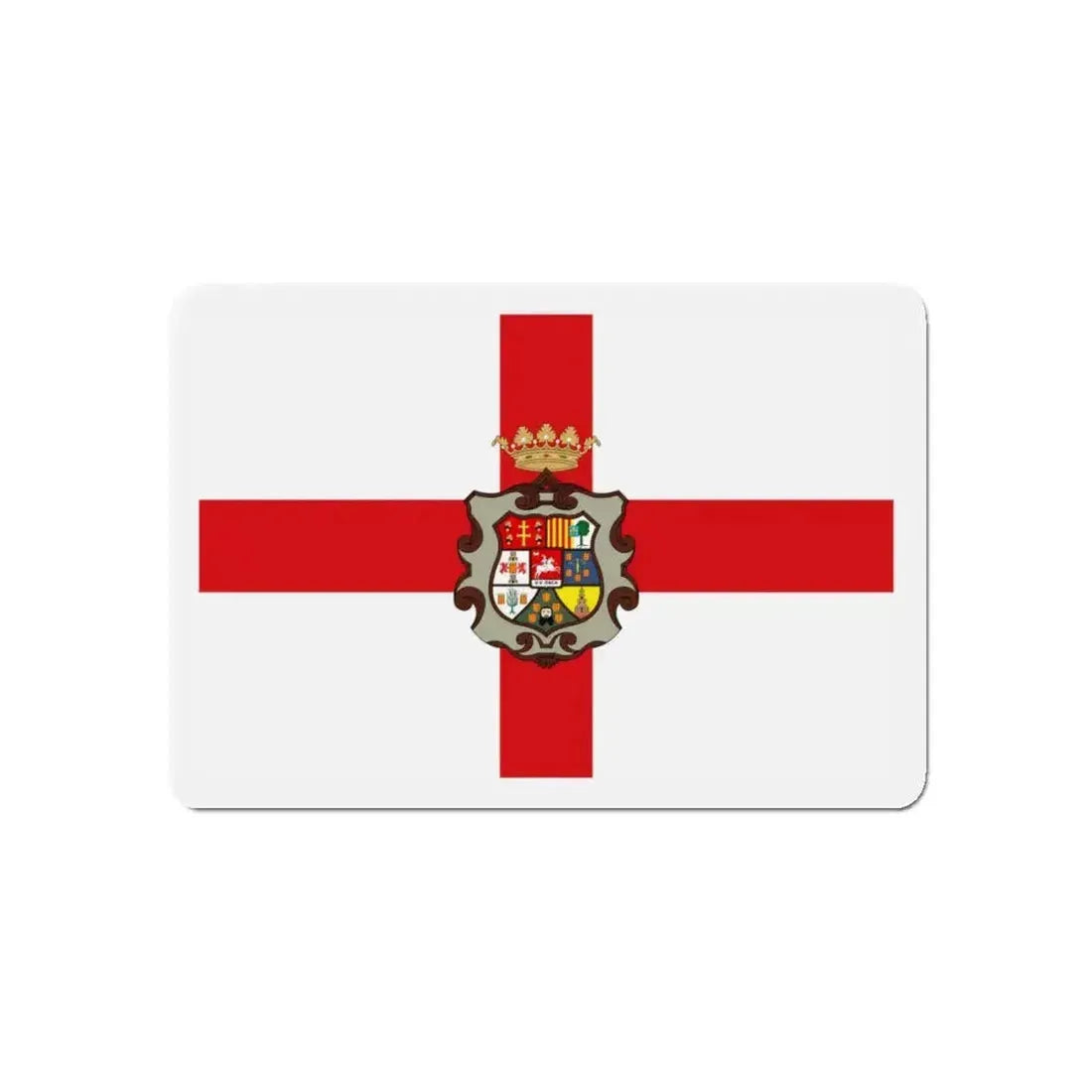 Flag of Huesca Spain - Refrigerator Magnet - The Sticker Space