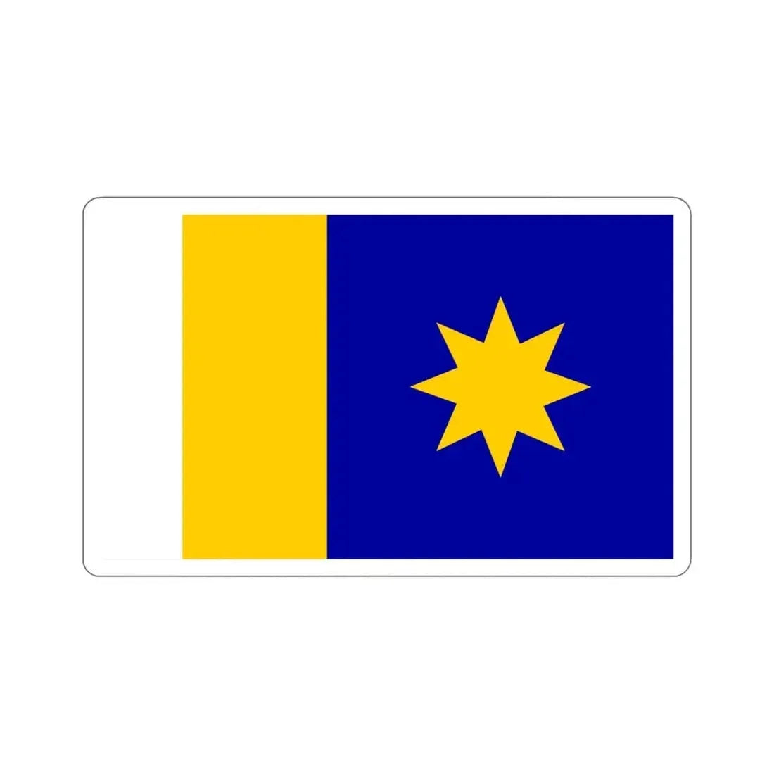 Flag of Hutchinson Kansas USA STICKER Vinyl Die-Cut Decal - The Sticker Space