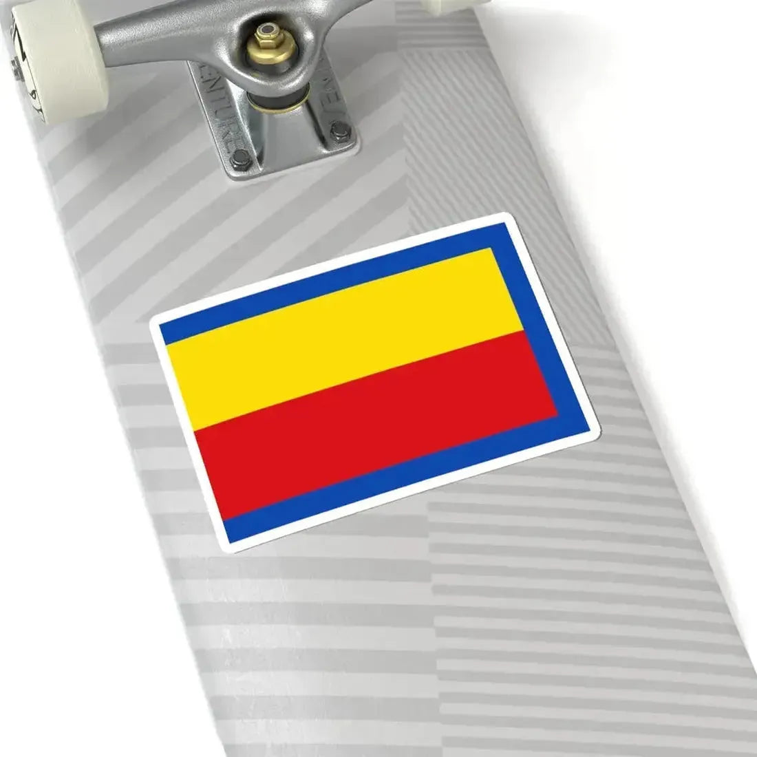 Flag of Huy (Belgium) STICKER Vinyl Kiss-Cut Decal - The Sticker Space