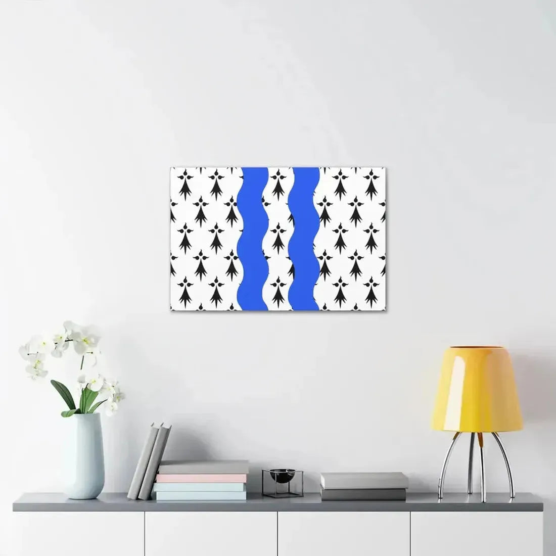 Flag of Ille et Vilaine France 2 - Canvas Wall Art - The Sticker Space