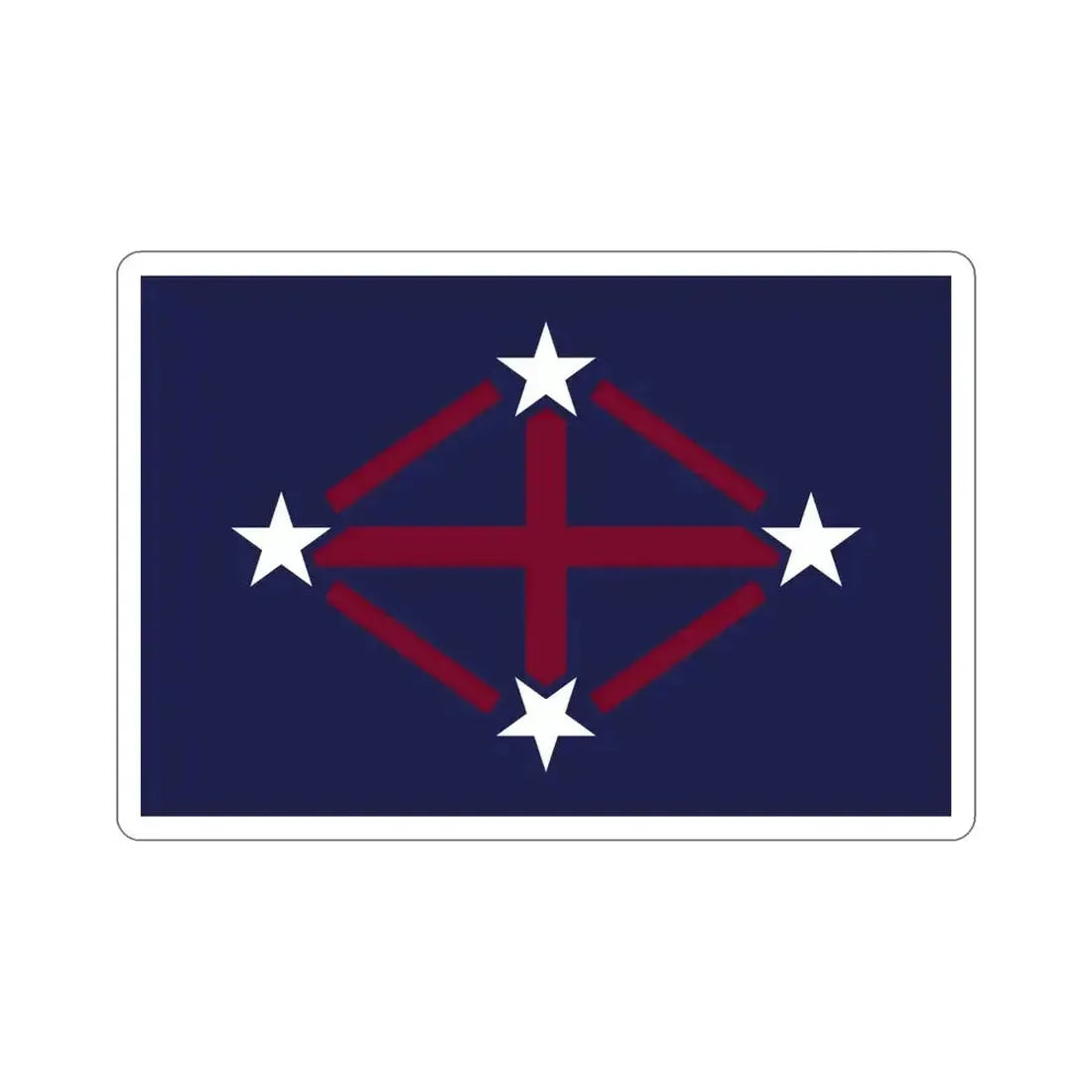 Flag of Imperial Japanese Antarctic Expedition 2 STICKER Vinyl Die-Cut Decal - The Sticker Space