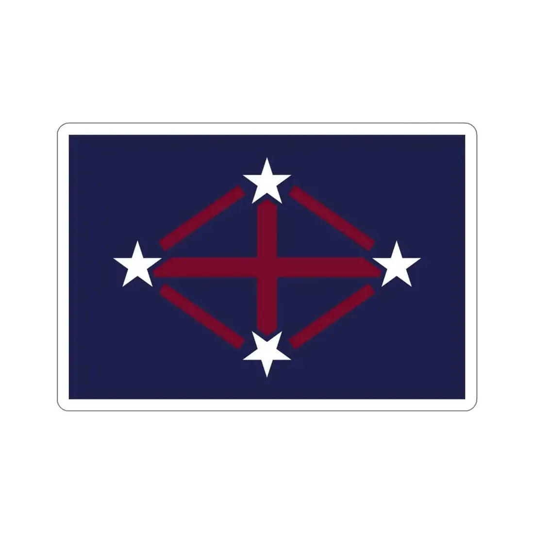 Flag of Imperial Japanese Antarctic Expedition 2 STICKER Vinyl Die-Cut Decal - The Sticker Space