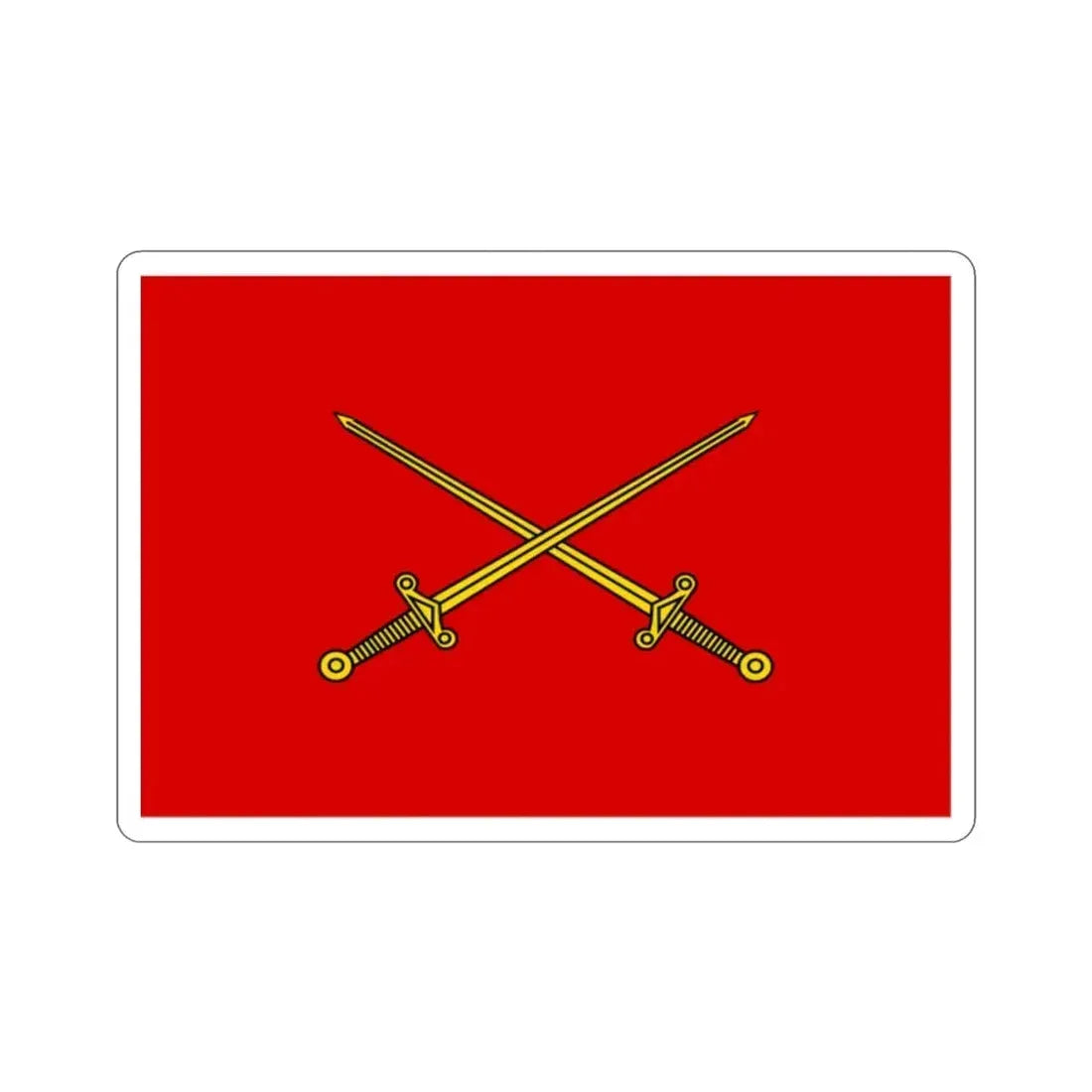 Flag of Indian Lieutenant Generals, Army Headquarters (India) STICKER Vinyl Die-Cut Decal - The Sticker Space