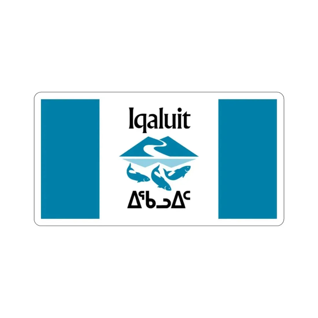 Flag of Iqaluit Nunavut Canada STICKER Vinyl Die-Cut Decal - The Sticker Space