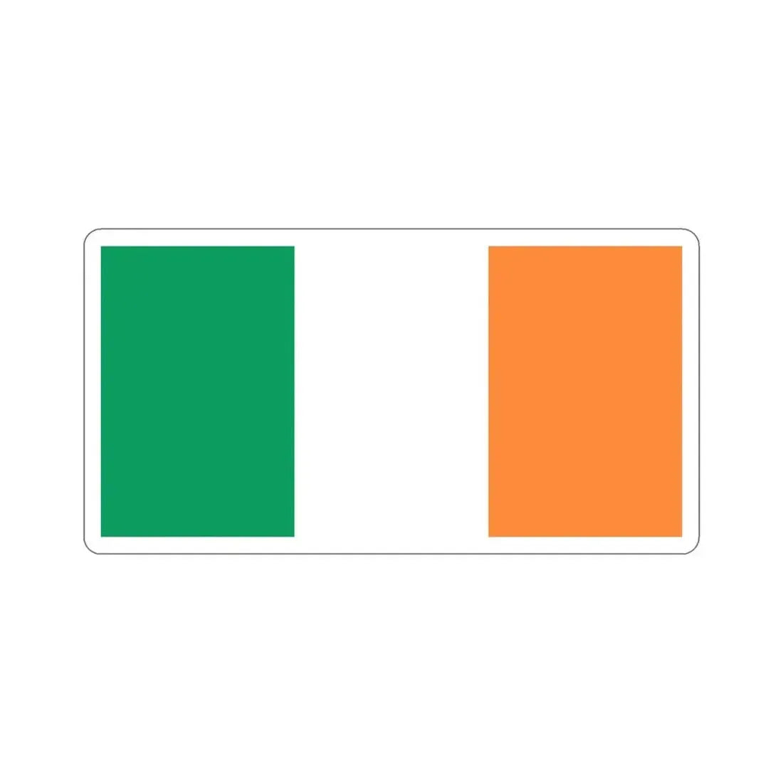 Flag of Ireland STICKER Vinyl Die-Cut Decal - The Sticker Space