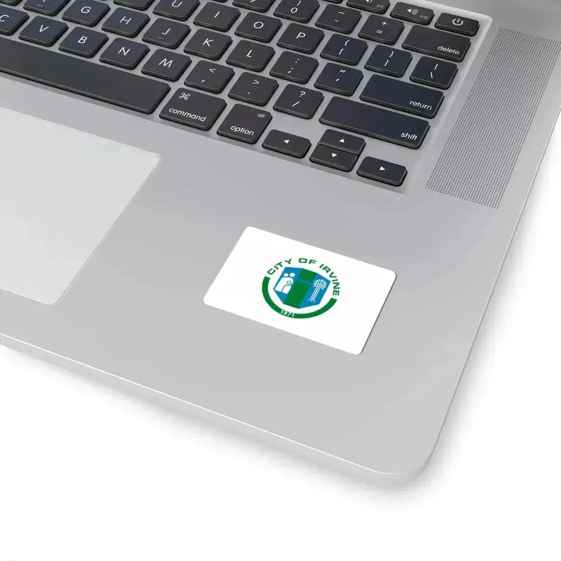 Flag of Irvine, California - STICKER Vinyl Kiss-Cut Decal - The Sticker Space
