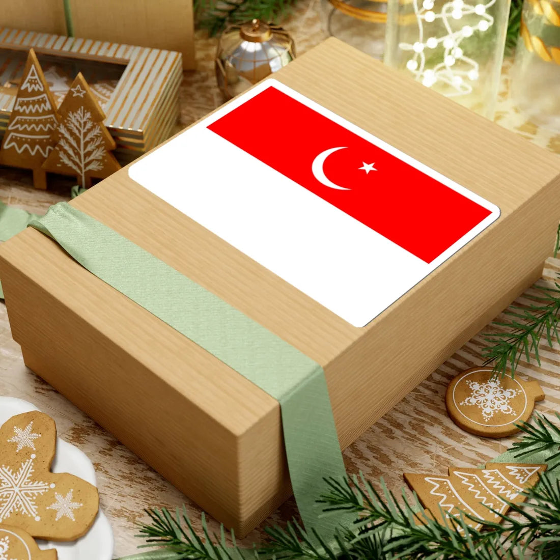 Flag of Islamic State of Indonesia (Indonesia) STICKER Vinyl Kiss-Cut Decal - The Sticker Space