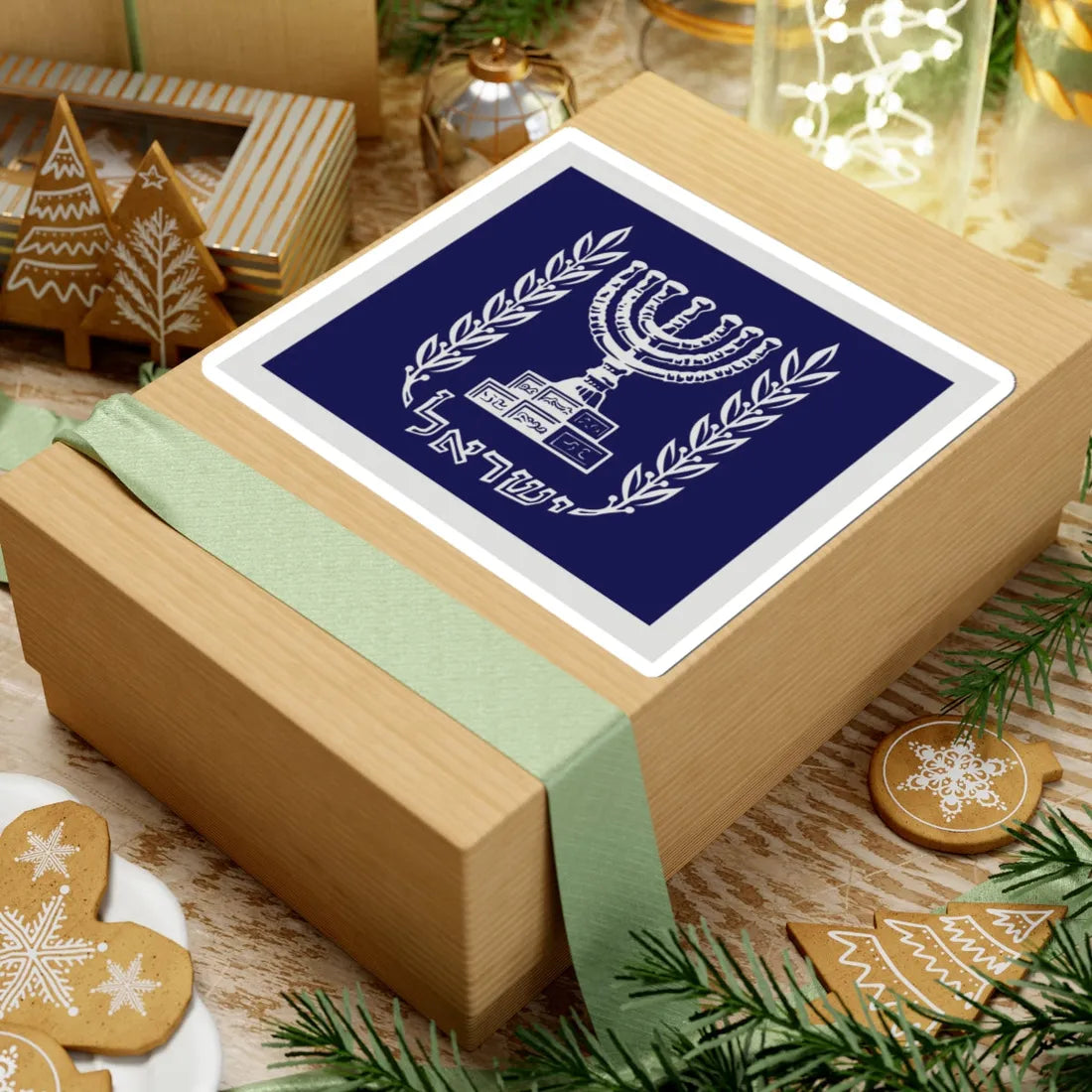 Flag of Israel President (Israel) STICKER Vinyl Kiss-Cut Decal - The Sticker Space