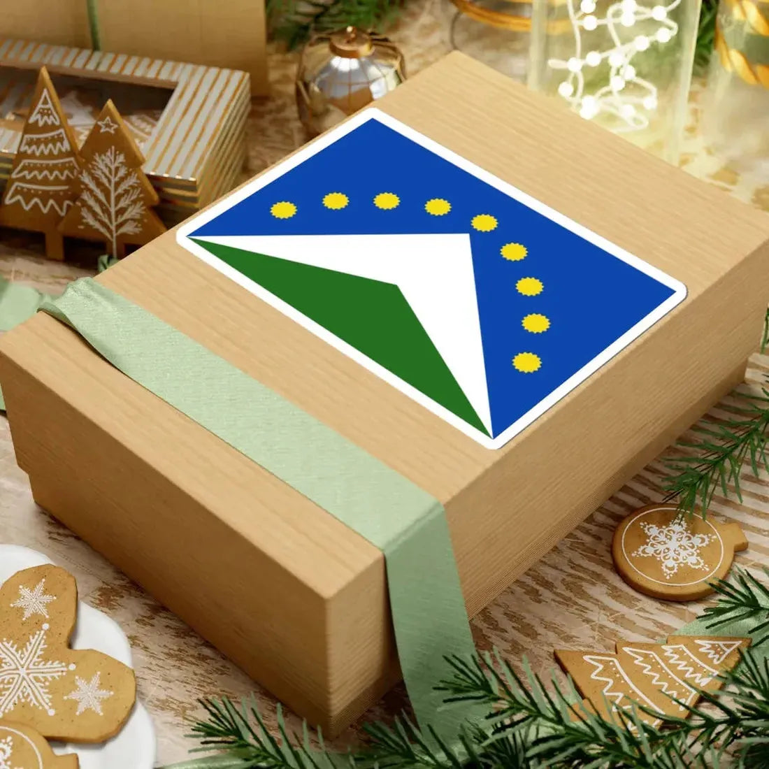 Flag of Junin (Peru) STICKER Vinyl Kiss-Cut Decal - The Sticker Space