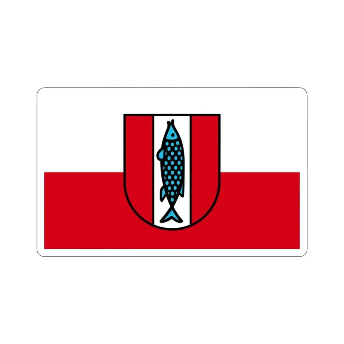 Flag of Kaiserslautern 2 Germany STICKER Vinyl Die-Cut Decal - The Sticker Space